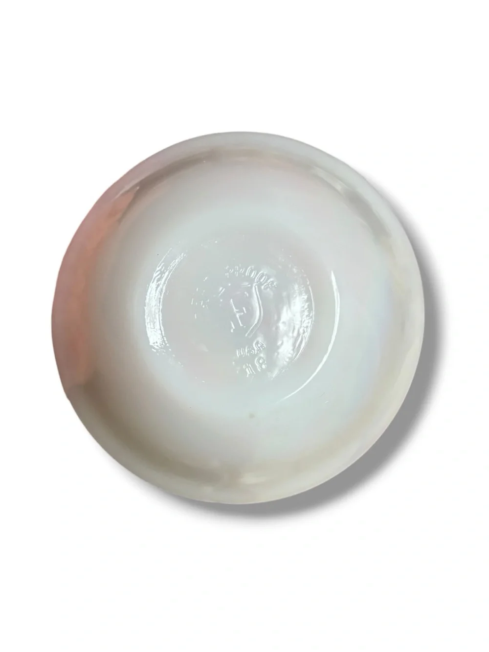 FEDERAL GLASS Moonglow Iridescent Dishes Set of Six VINTAGE